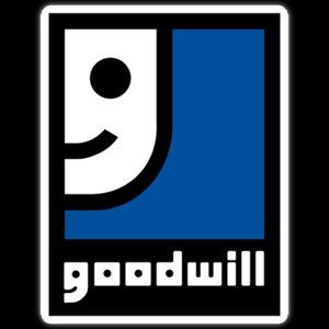 Goodwill THRIFT STORE Sticker - 2 pack - Vinyl  - bins outlet BUMPER, WINDOW
